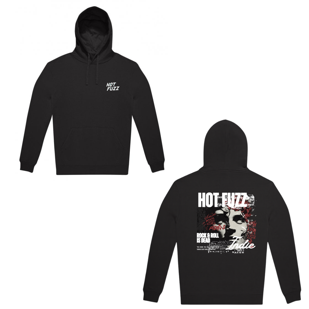 Hot Fuzz Band Hoodie - Black