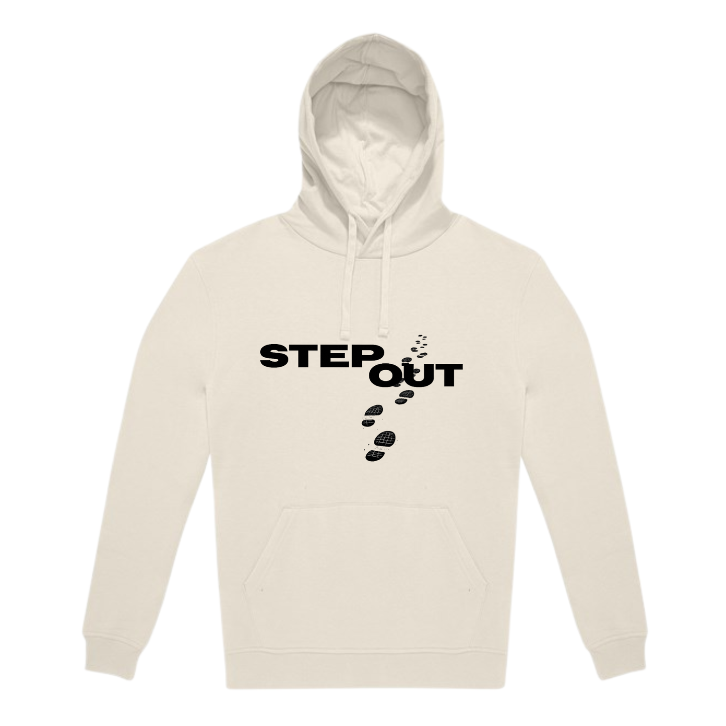 Step Out Hoodie - Foot Steps (OFF WHITE EDITION)