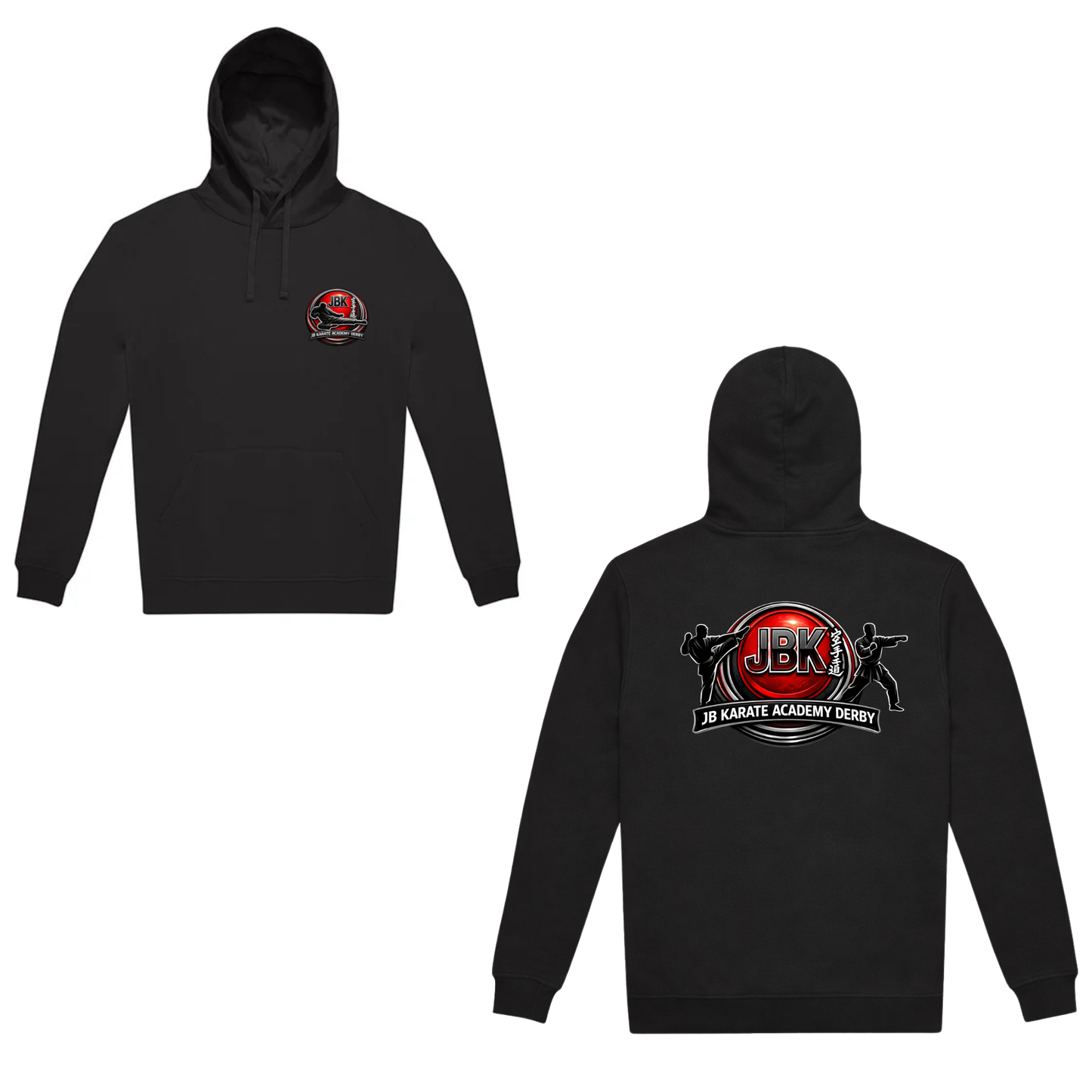 JB Karate Academy Derby Pullover Hoodie (BLACK EDITION)