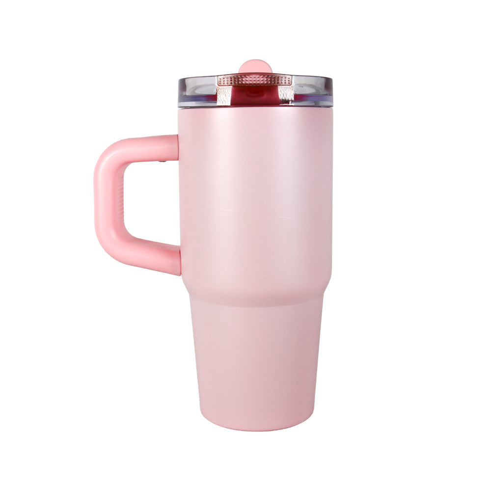 14oz Stainless Steel Tumbler - Light Pink