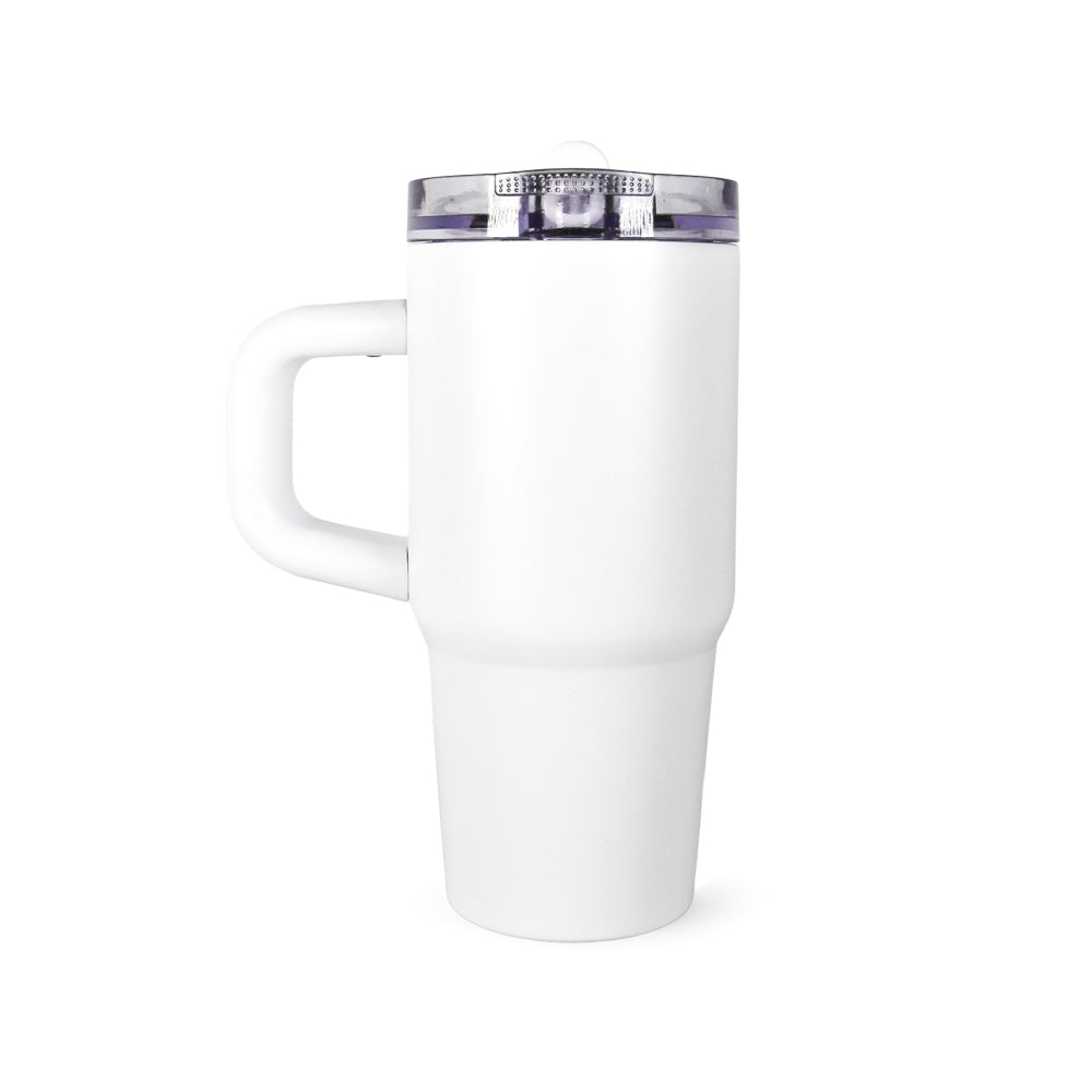14oz Stainless Steel Tumbler - White
