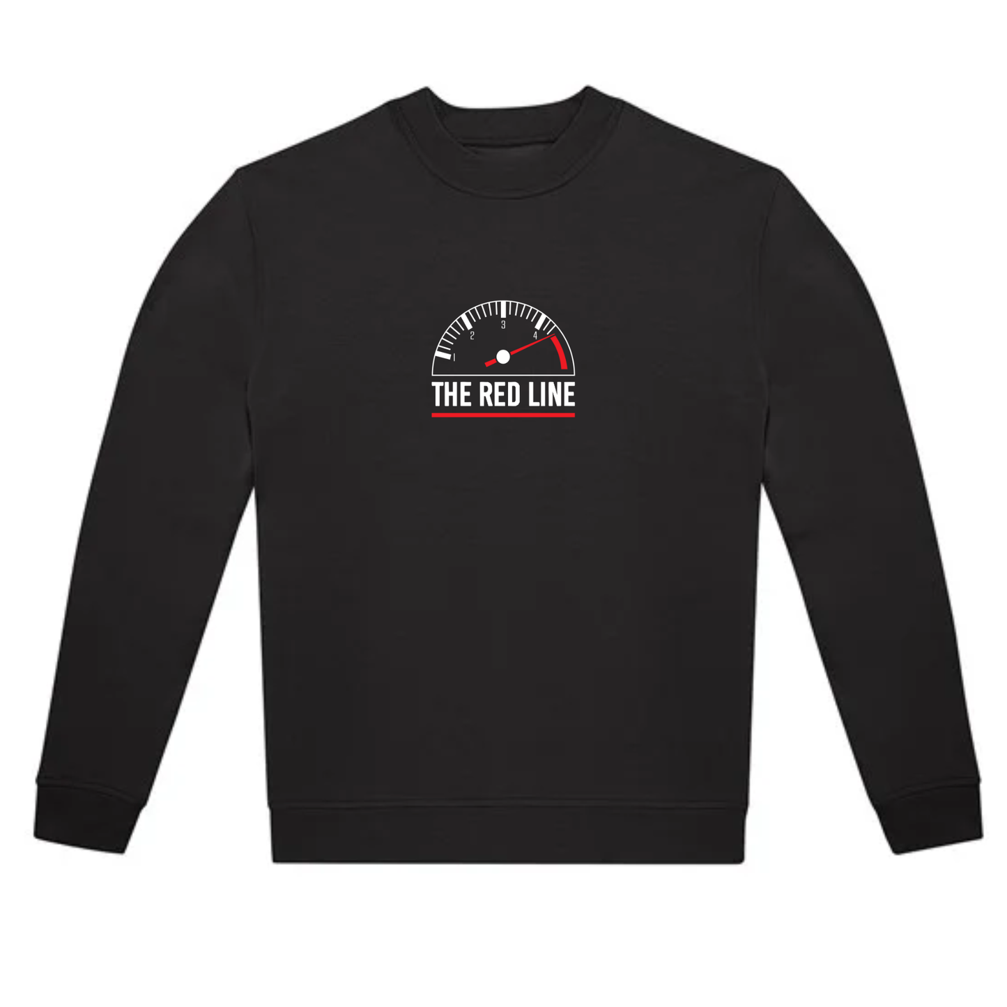 The Red Line – Official Crewneck Sweatshirt (Black Edition)
