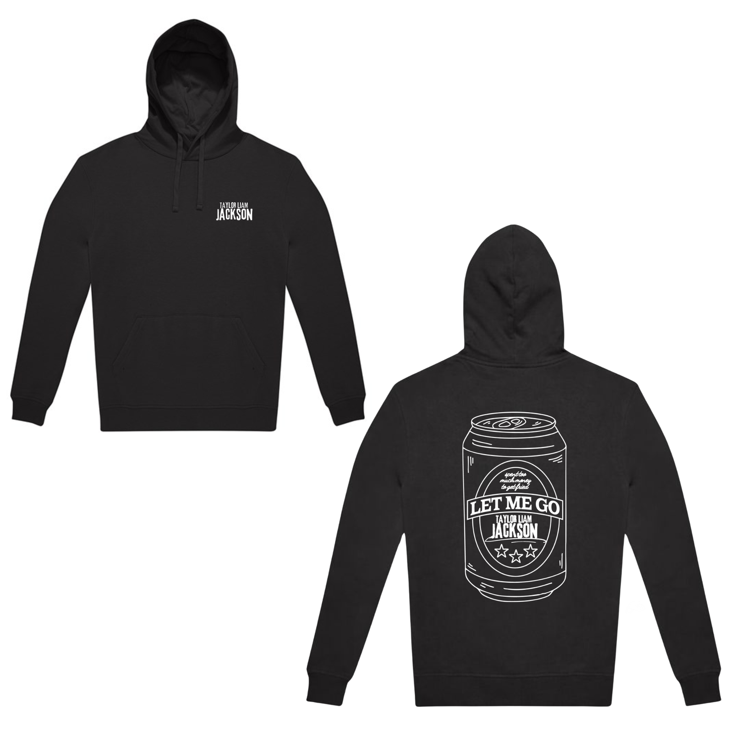 Taylor Liam Jackson – “Let Me Go” Hoodie (BLACK EDITION)