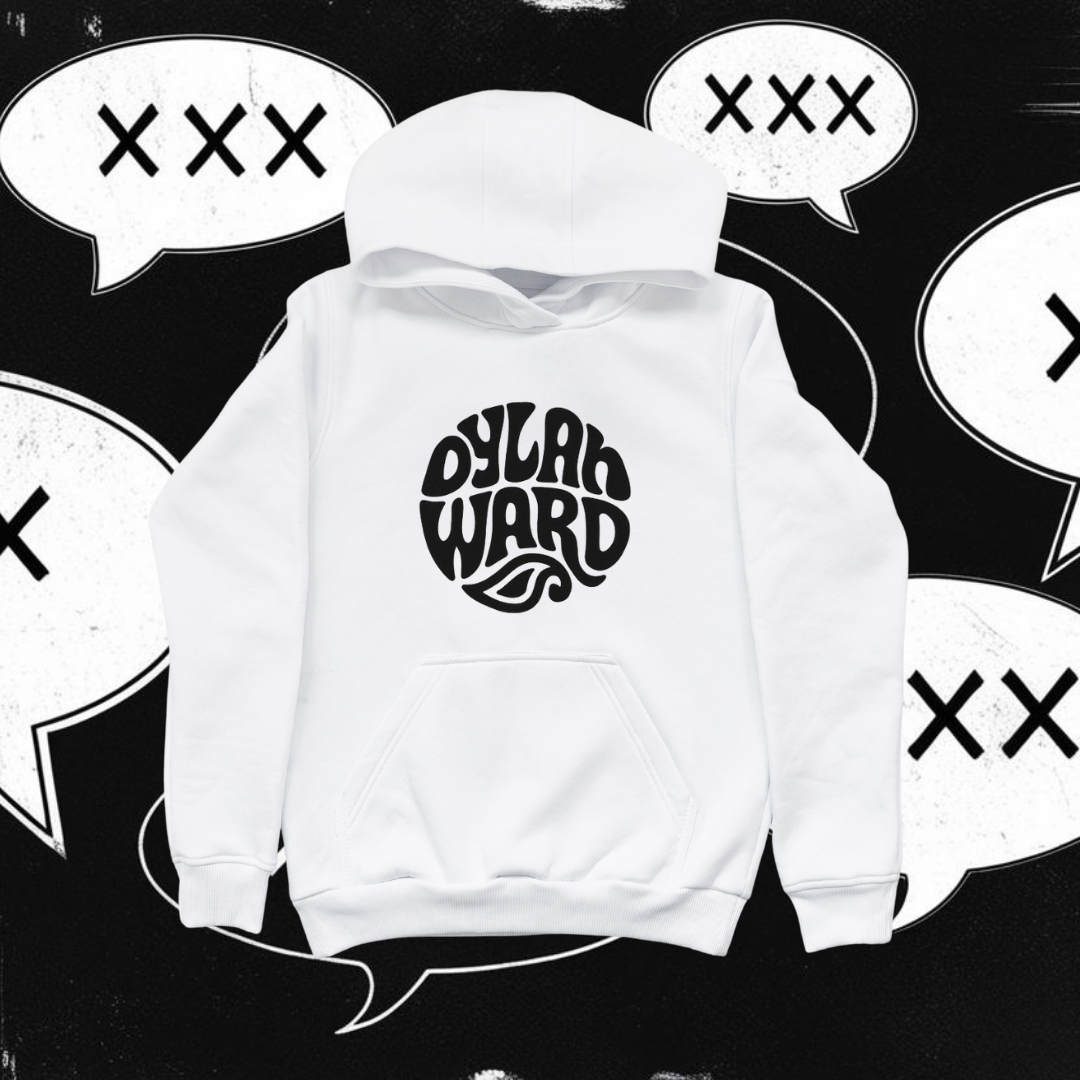 Dylan Ward Bold Logo Hoodie – Black or White