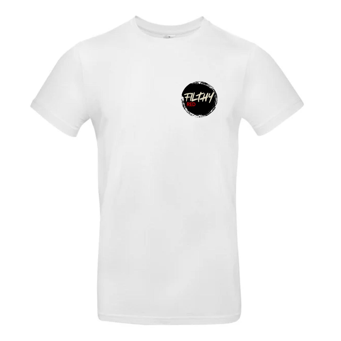 FILTHY RED Logo T-Shirt (WHITE EDITION)