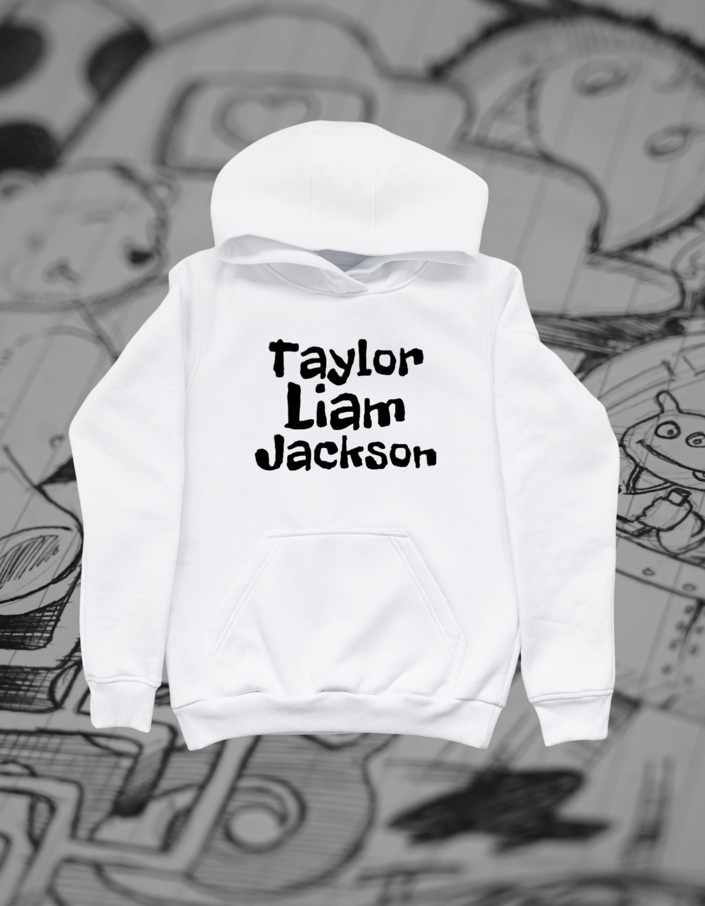 Taylor Liam Jackson Hoodie – White