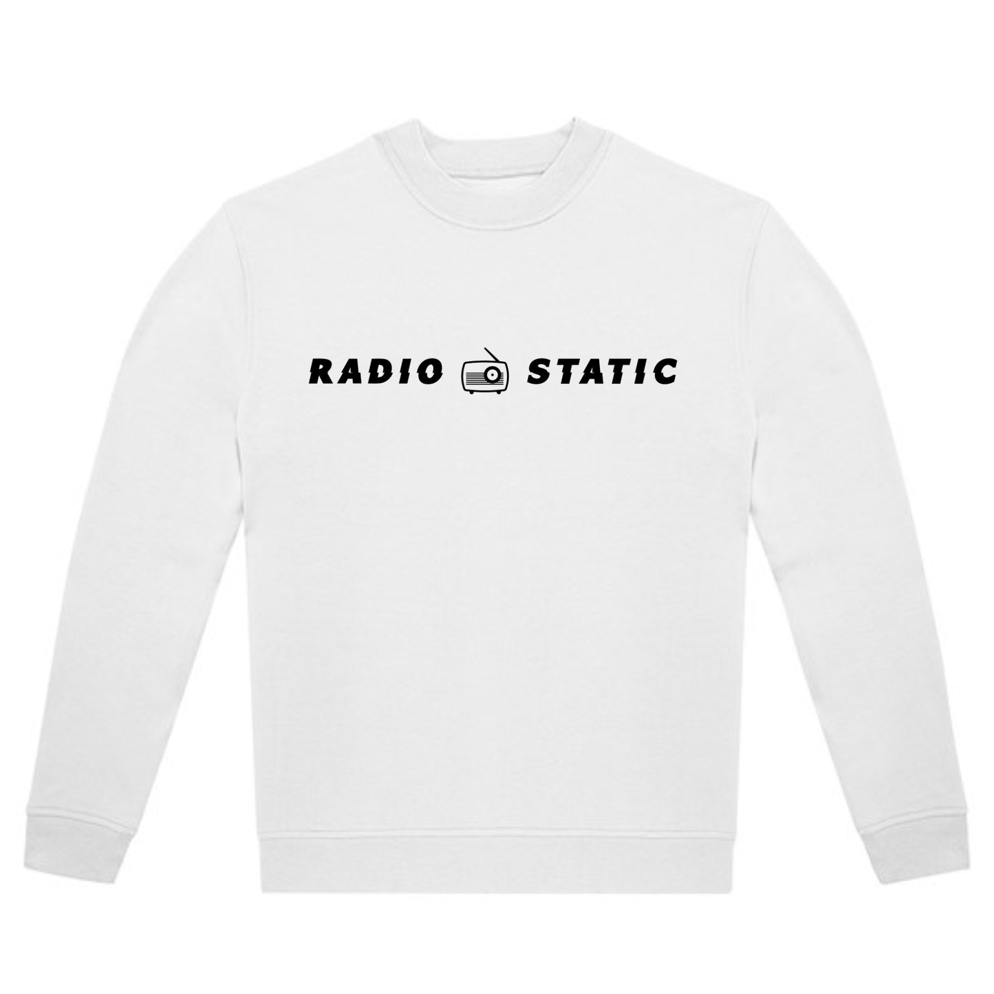 RADIO STATIC CREWNECK (WHITE EDITION)