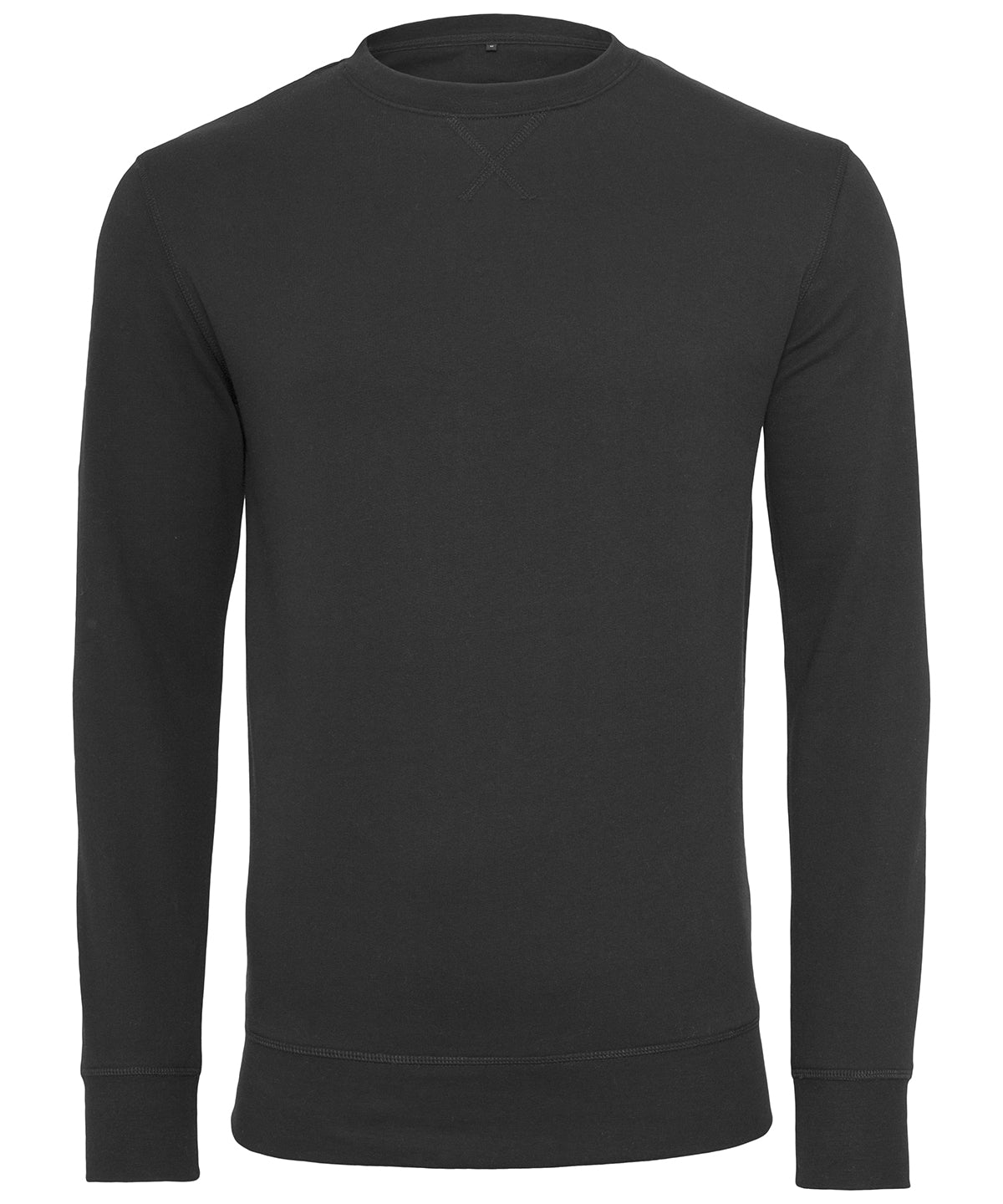 Build Your Brand Light crew sweatshirt