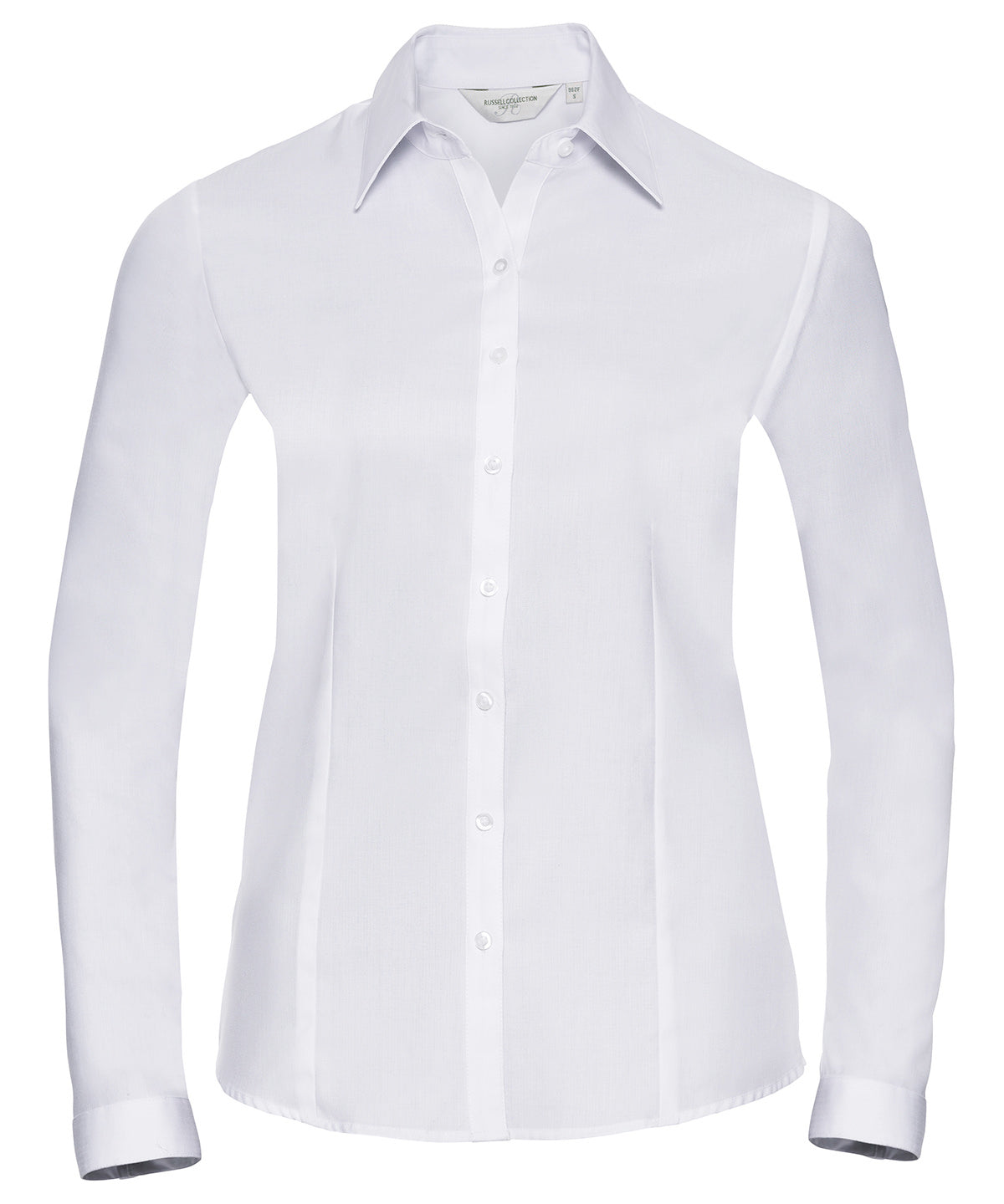 Russell Athletic Collection Women's long sleeve herringbone shirt