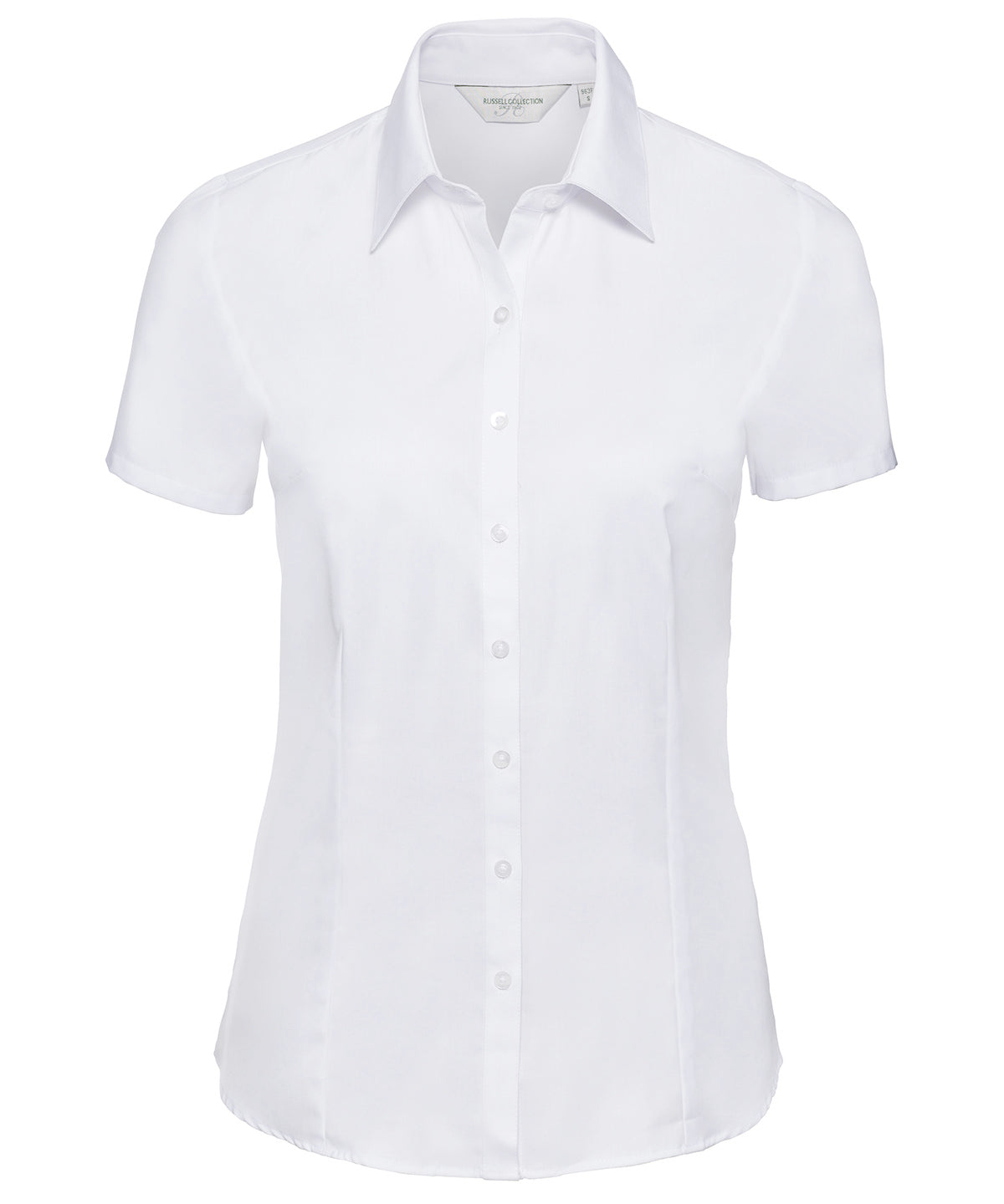 Russell Athletic Collection Women's short sleeve herringbone shirt