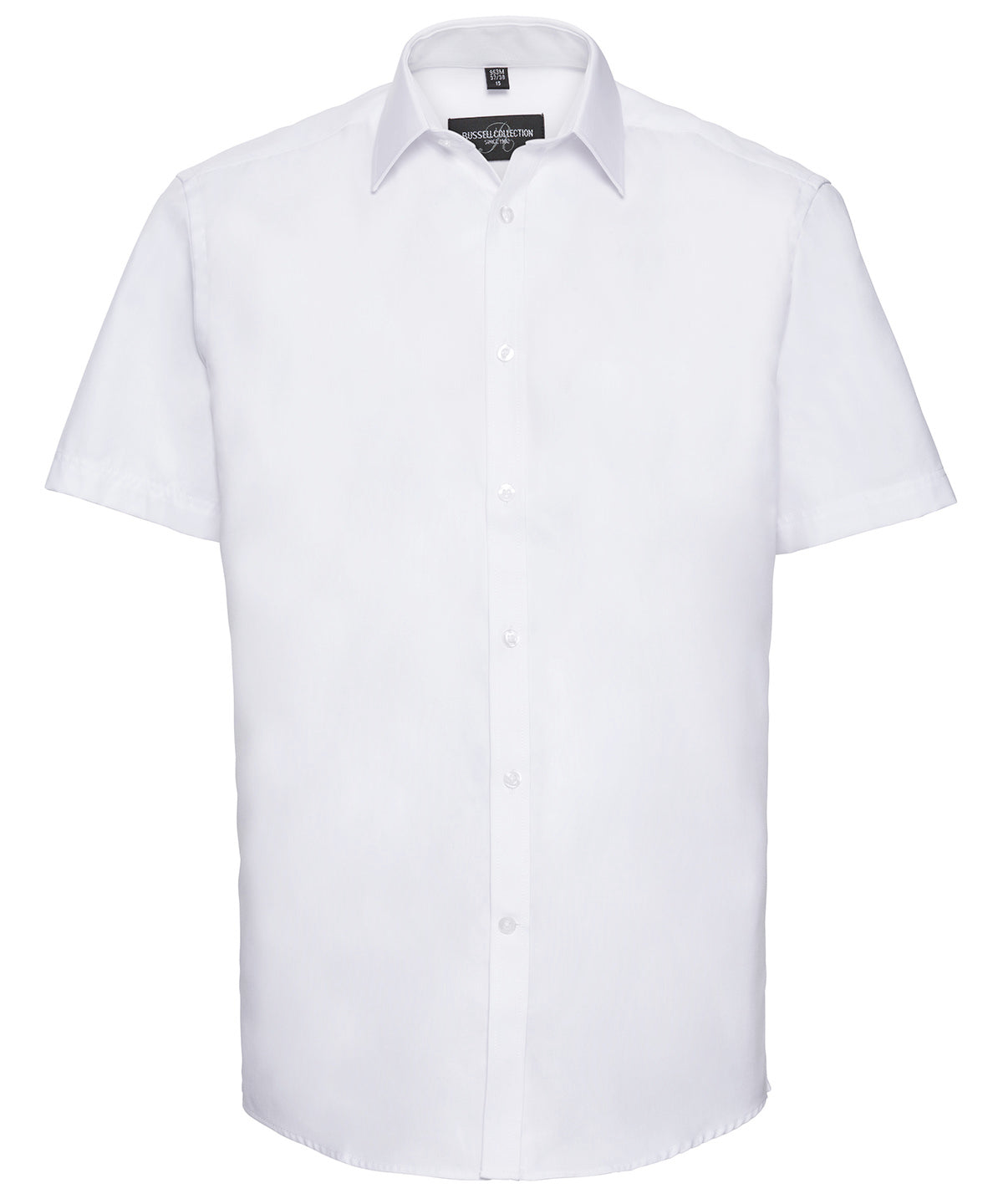 Russell Athletic Collection Short sleeve herringbone shirt