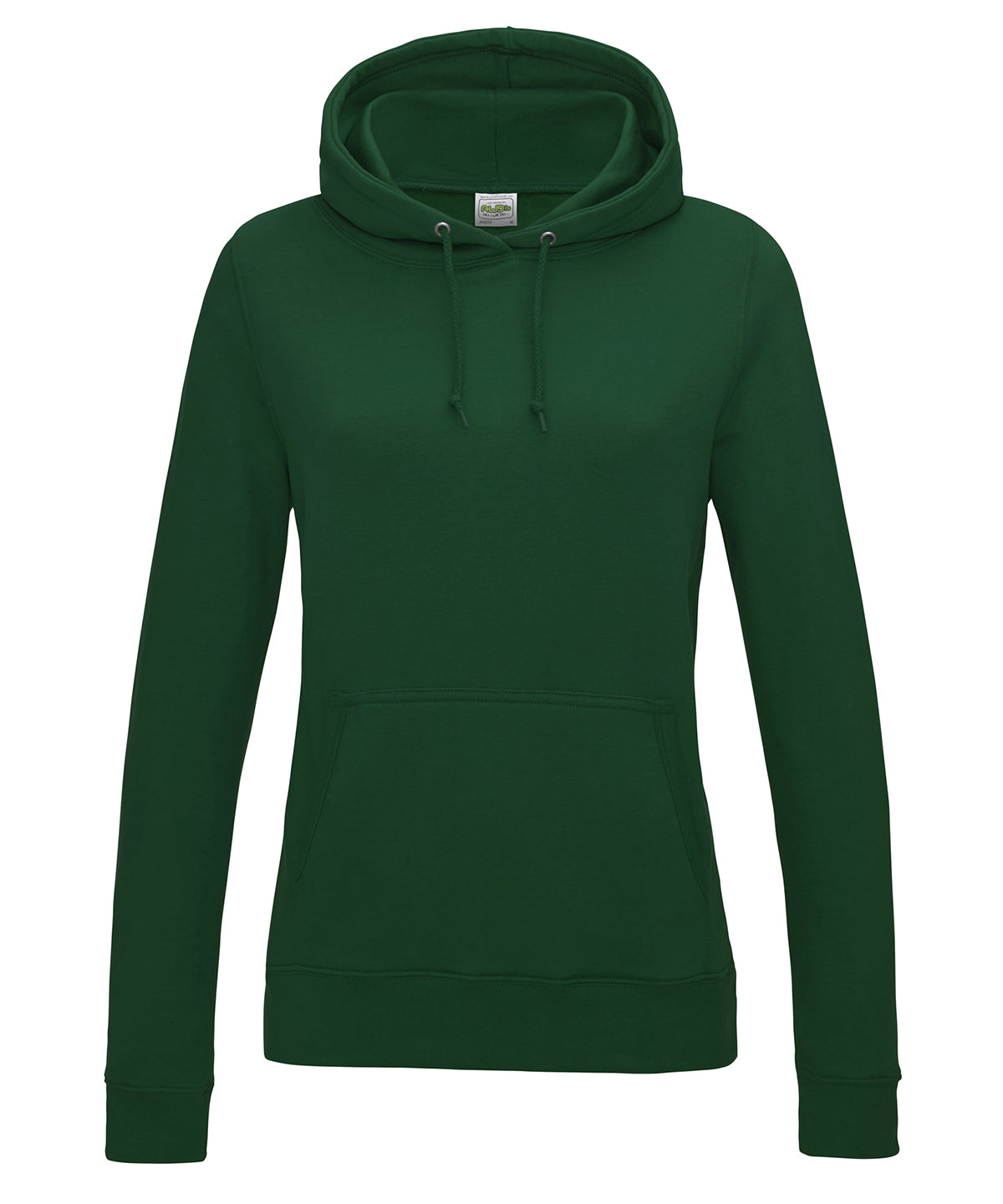 AWDis Just Hoods Women's College Hoodie in Bottle Green