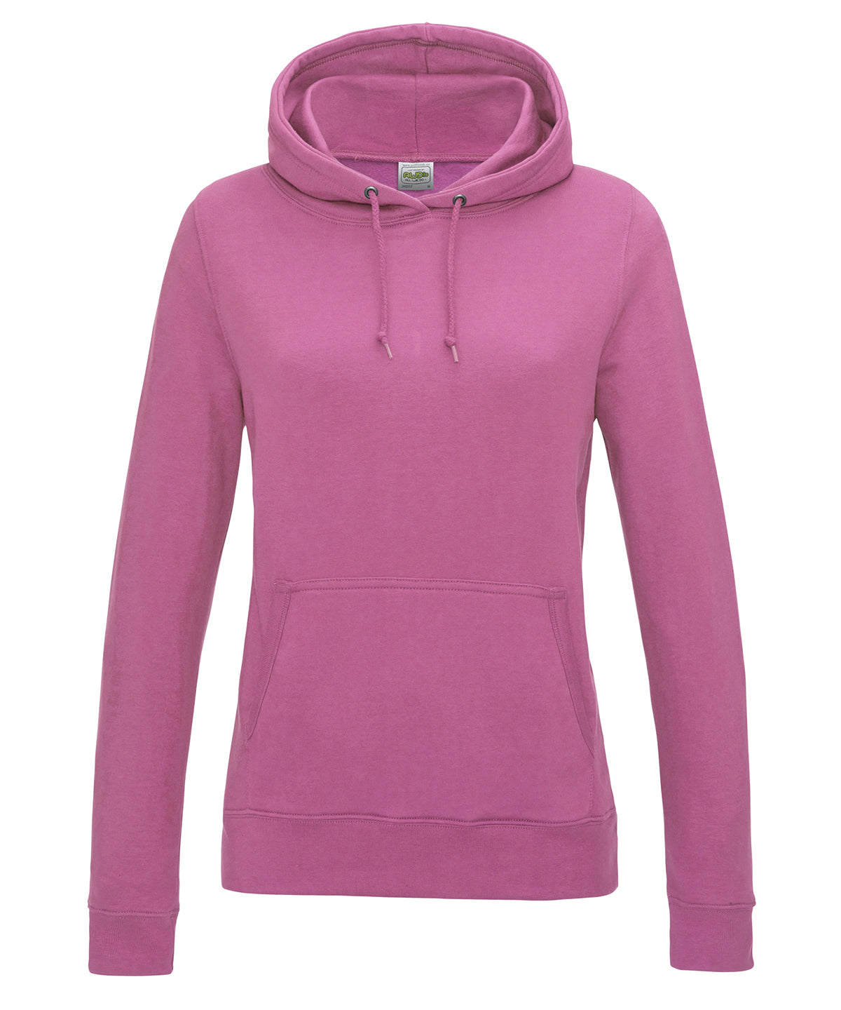 AWDis Just Hoods Women's College Hoodie in Candyfloss Pink