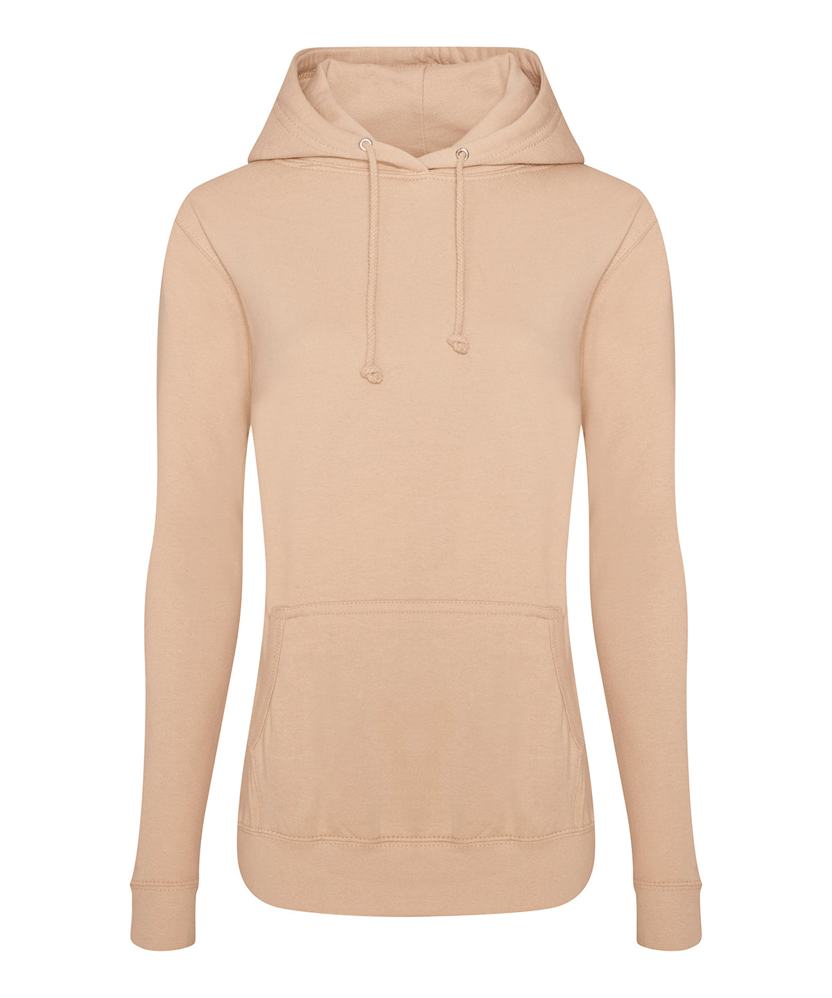AWDis Just Hoods Women's College Hoodie in Nude