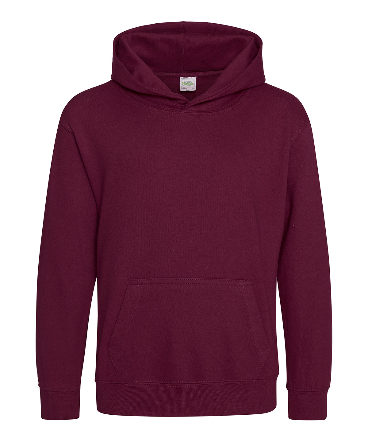 AWDis Just Hoods Kids Hoodie in Burgundy