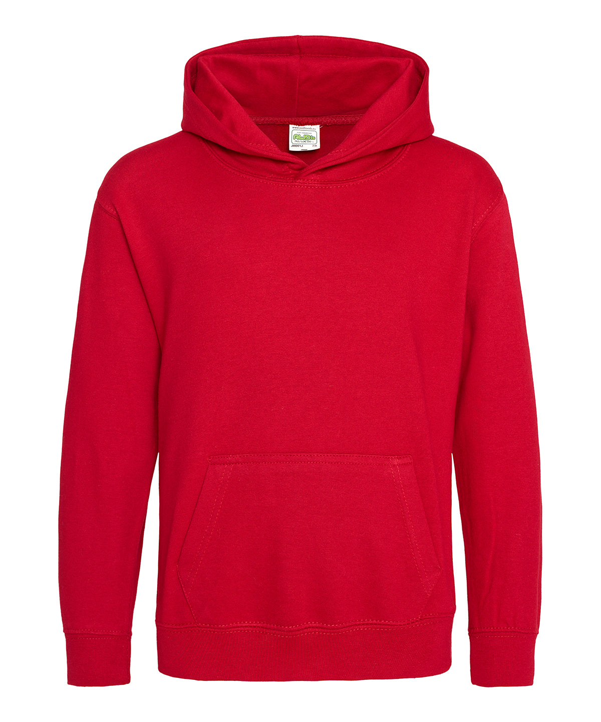 AWDis Just Hoods Kids Hoodie in Fire Red