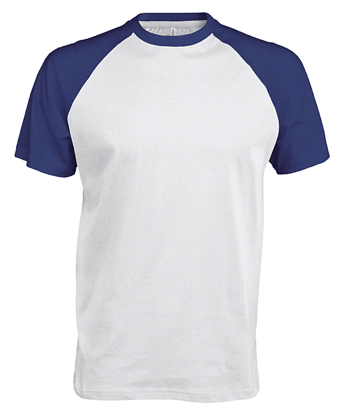 Kariban Baseball Short-sleeved two-tone T-shirt