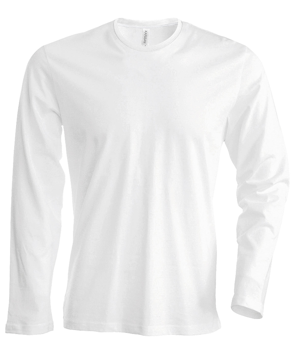 Kariban Men's long-sleeved crew neck T-shirt