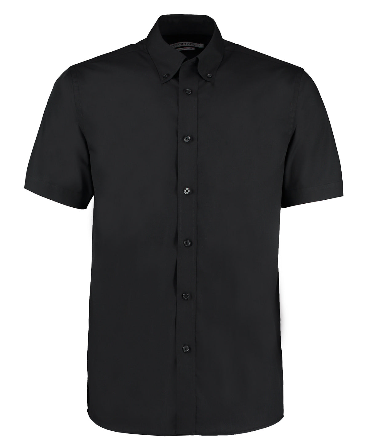 Kustom Kit Workforce Shirt Short-Sleeved in Black