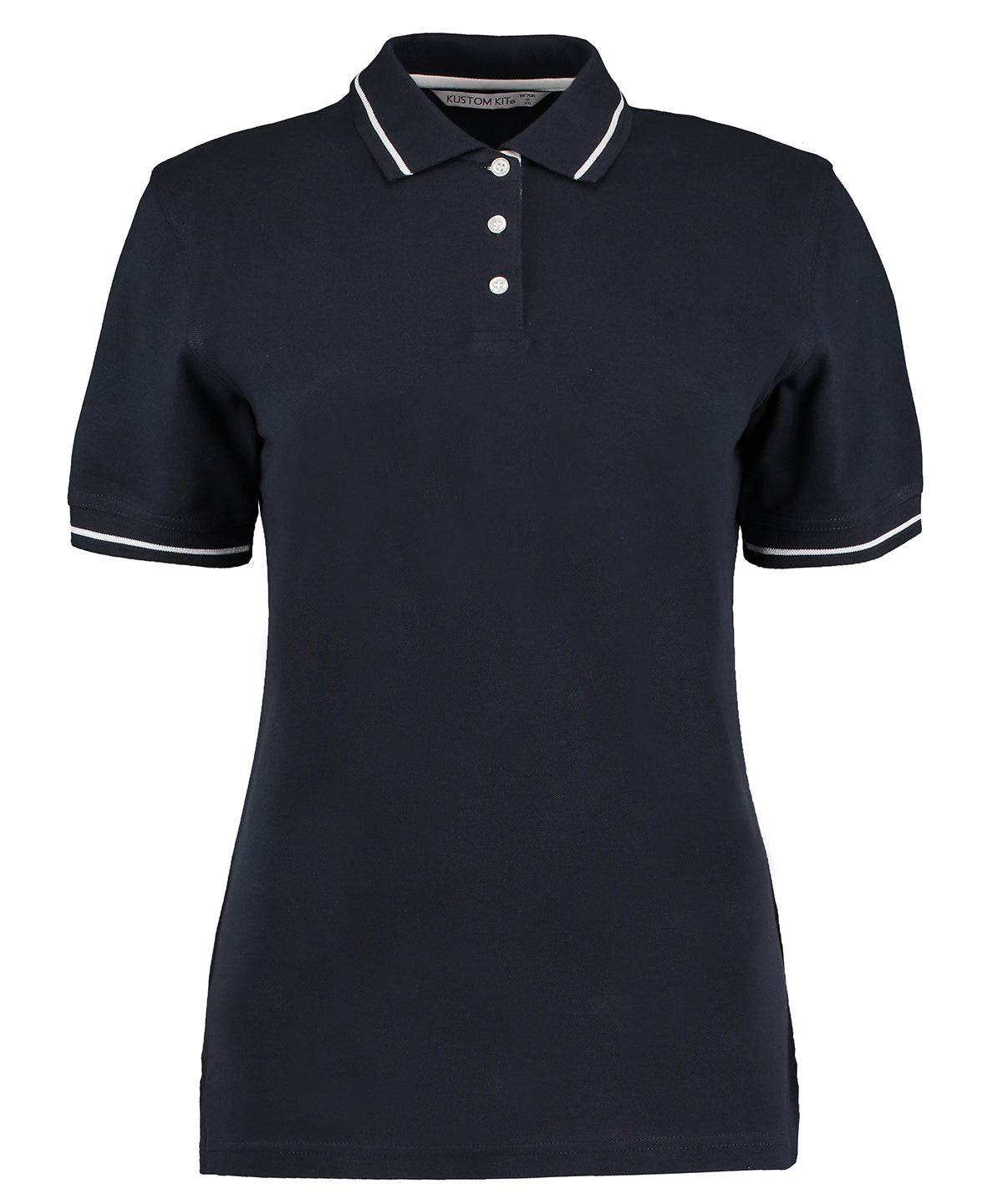 Kustom Kit Women's St Mellion Polo in Navy/White