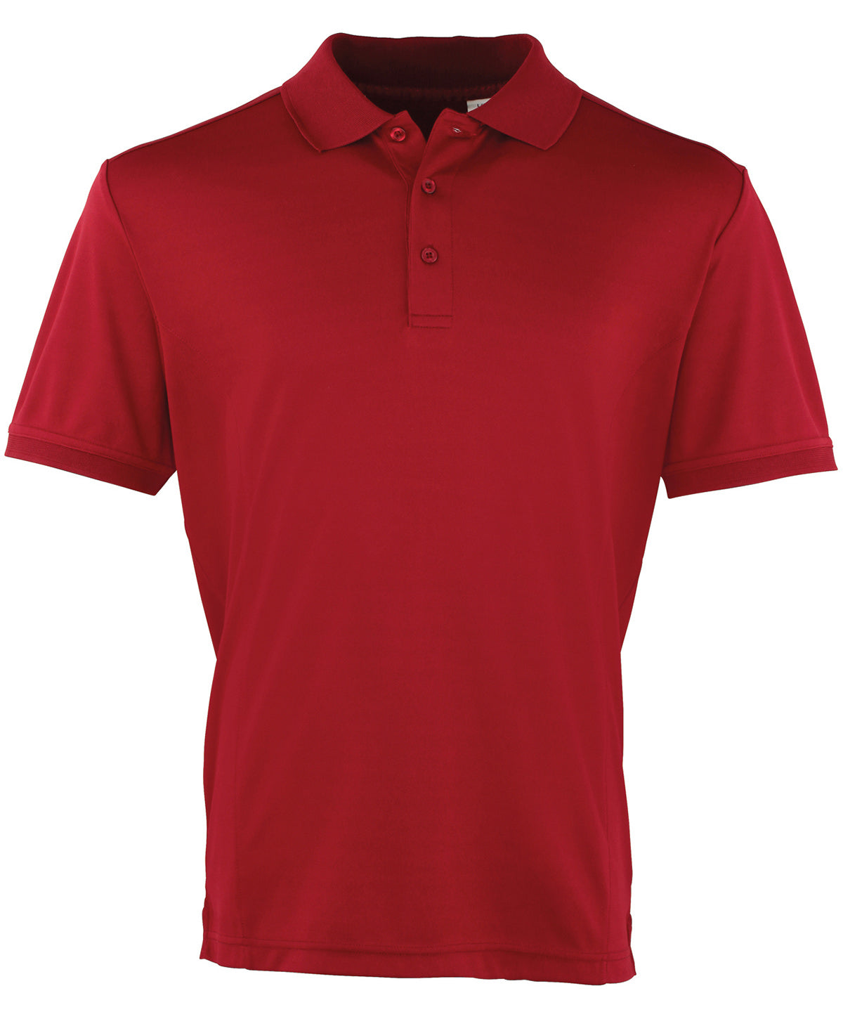 Premier Coolchecker Piqué Polo in Burgundy