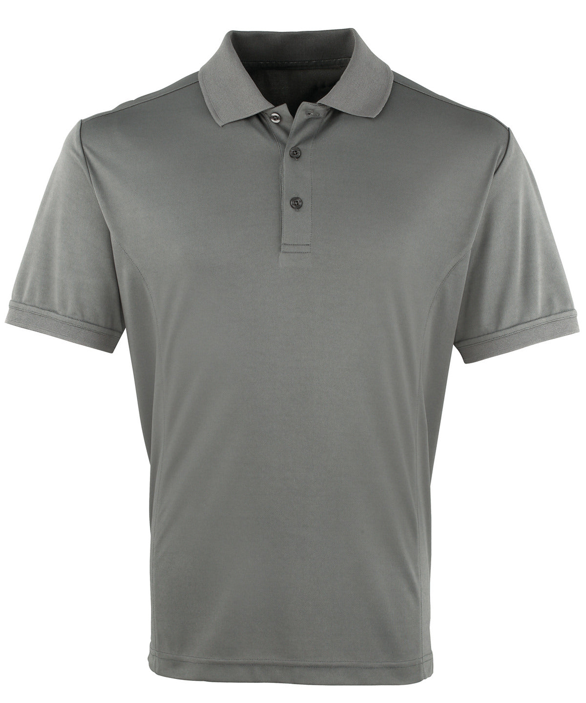 Premier Coolchecker Piqué Polo in Dark Grey