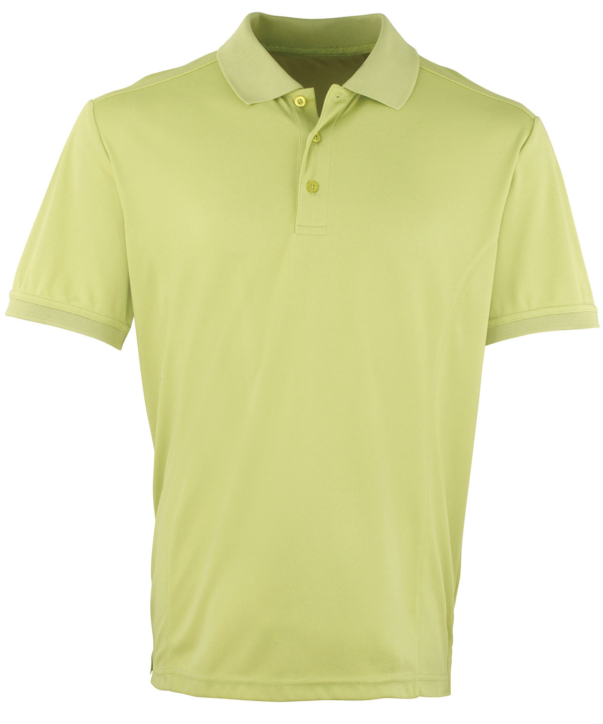 Premier Coolchecker Piqué Polo in Lime