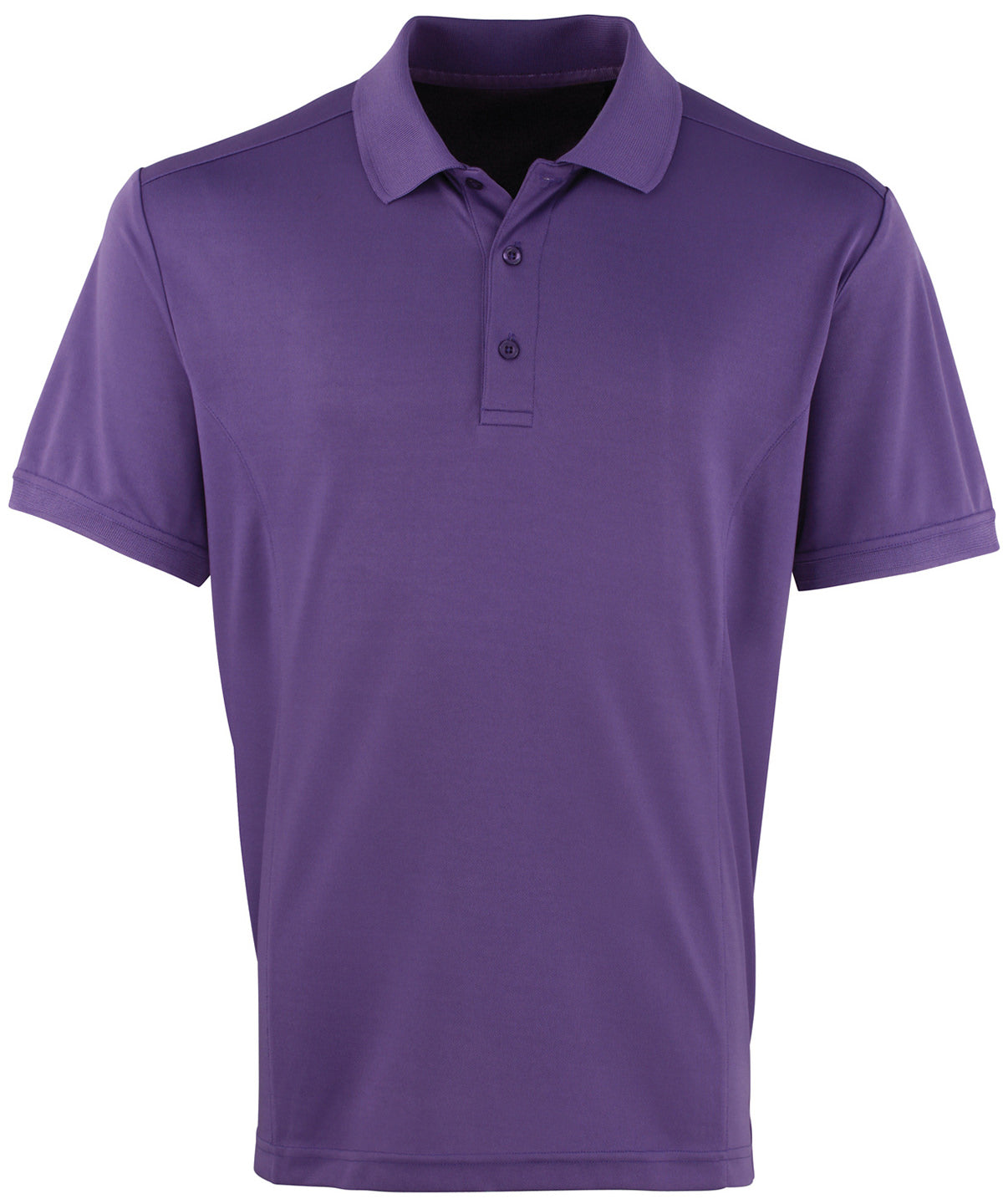 Premier Coolchecker Piqué Polo in Purple