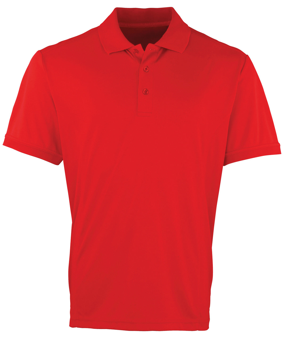 Premier Coolchecker Piqué Polo in Red