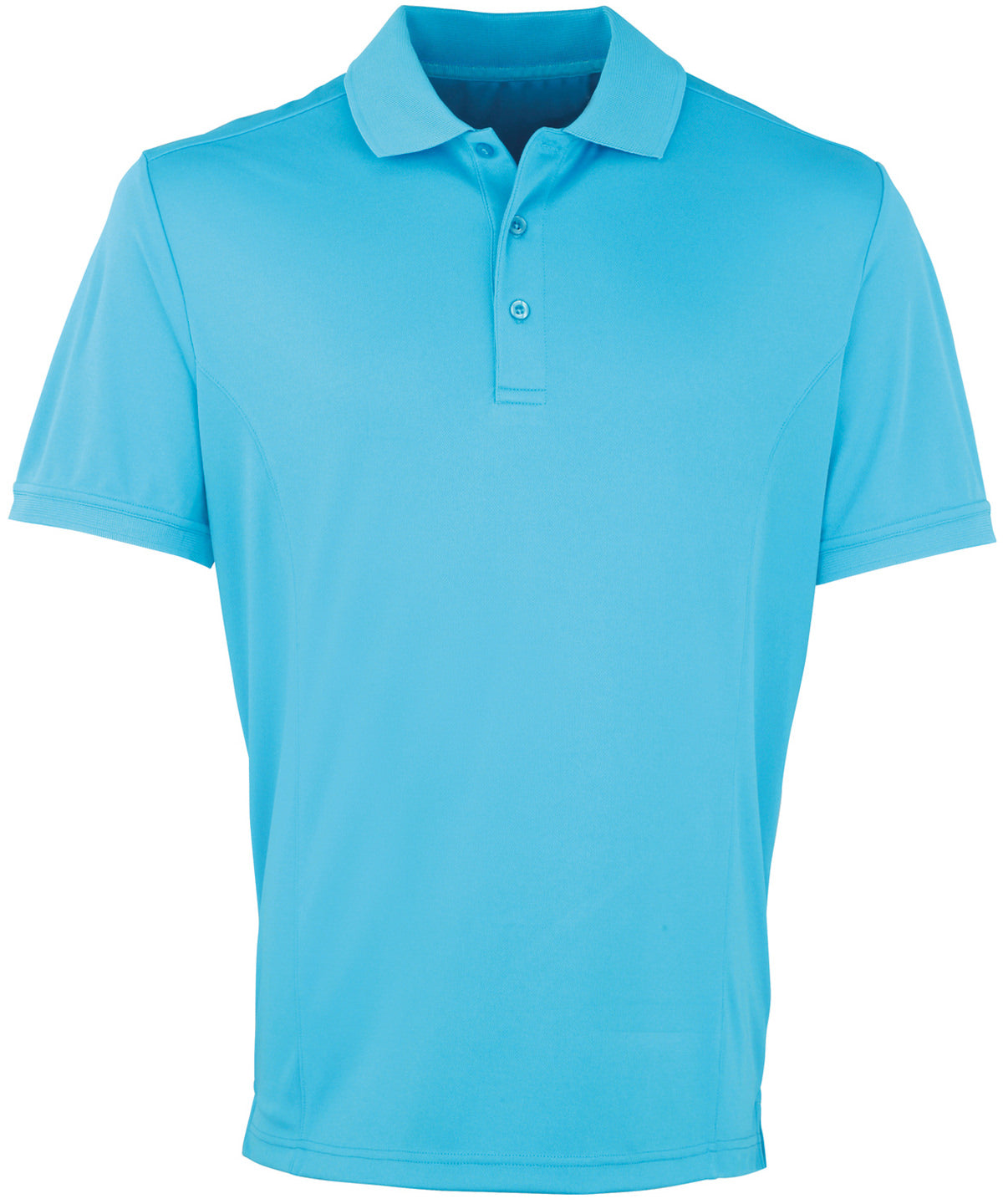 Premier Coolchecker Piqué Polo in Turquoise