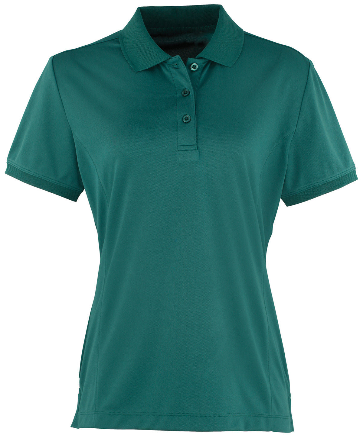 Premier Women's Coolchecker Piqué Polo in Bottle