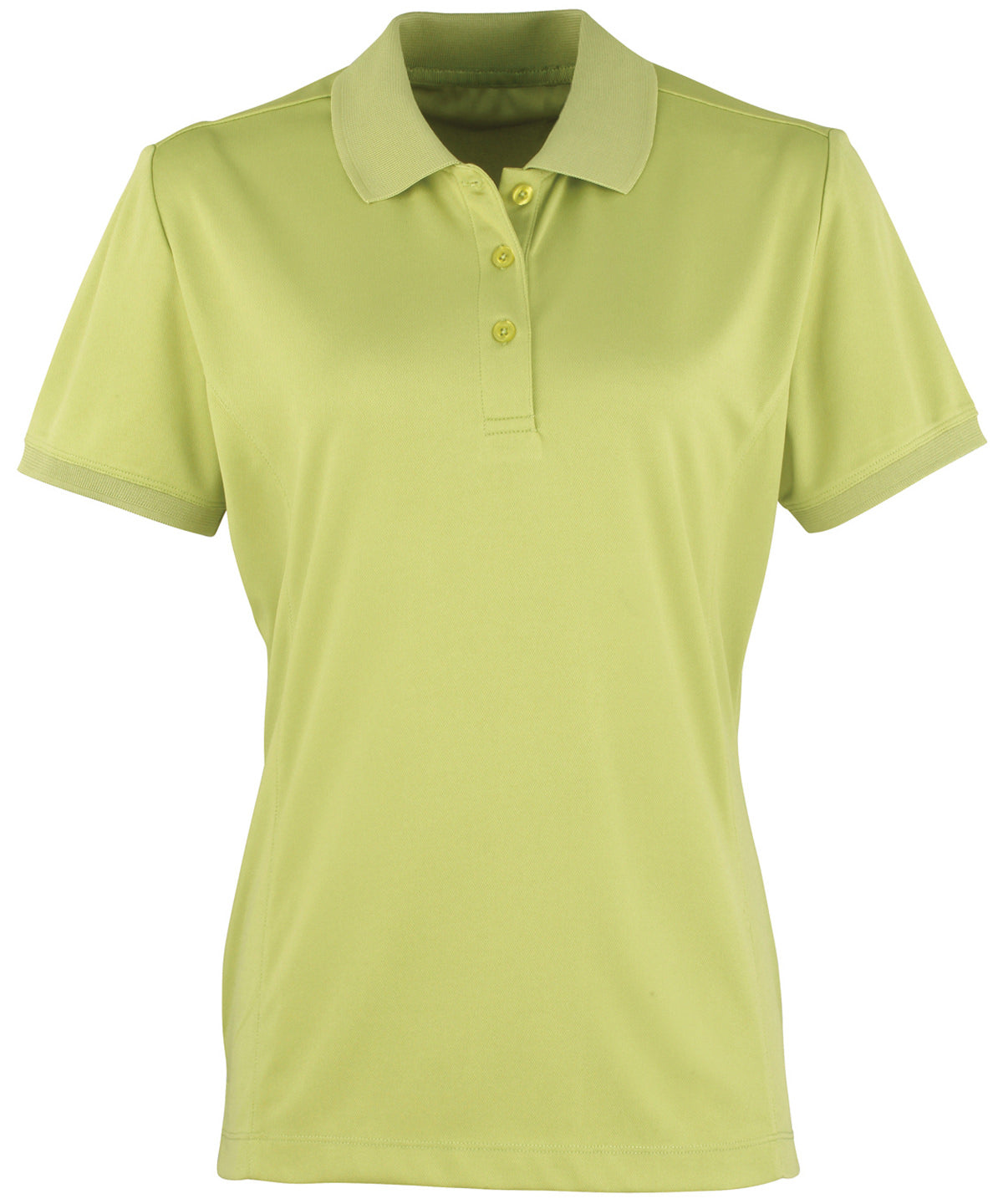 Premier Women's Coolchecker Piqué Polo in Lime