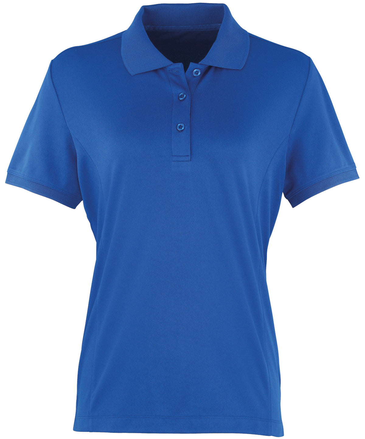 Premier Women's Coolchecker Piqué Polo in Royal