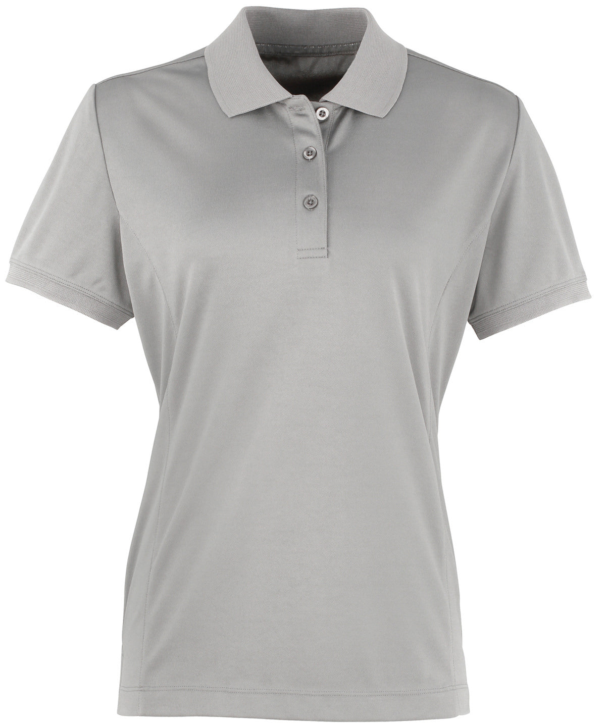 Premier Women's Coolchecker Piqué Polo in Silver
