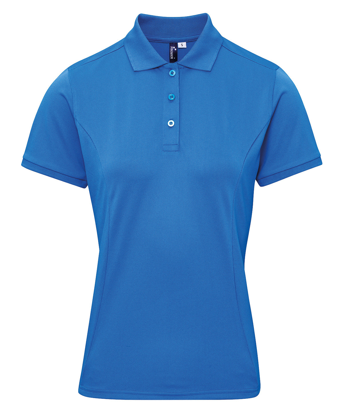 Premier Women's Coolchecker Plus Piqué Polo in Sapphire
