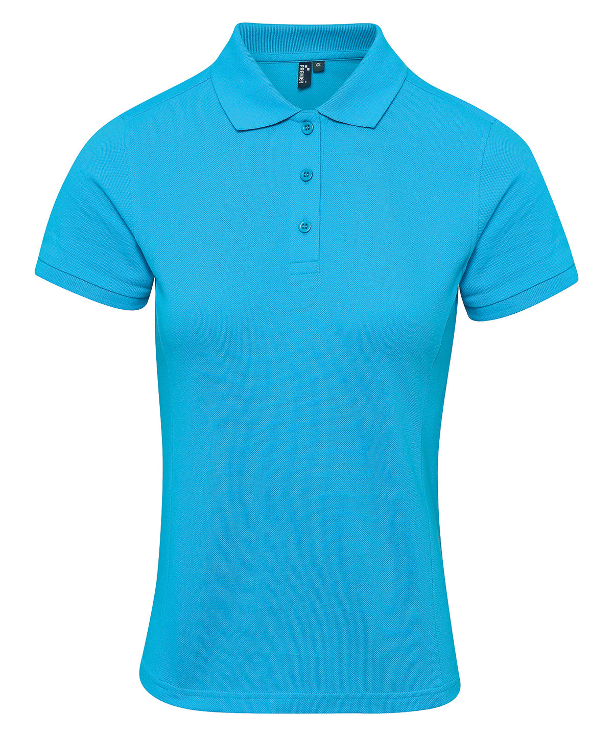 Premier Women's Coolchecker Plus Piqué Polo in Turquoise