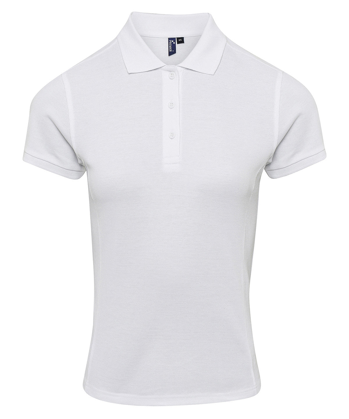 Premier Women's Coolchecker Plus Piqué Polo in White