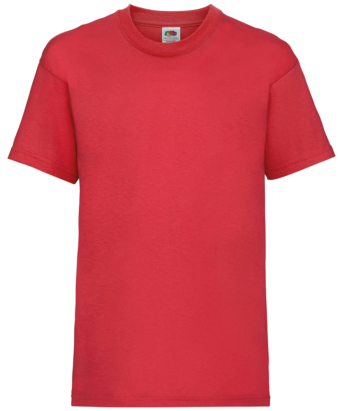 Fruit of the Loom Kids Valueweight T-Shirt in Red
