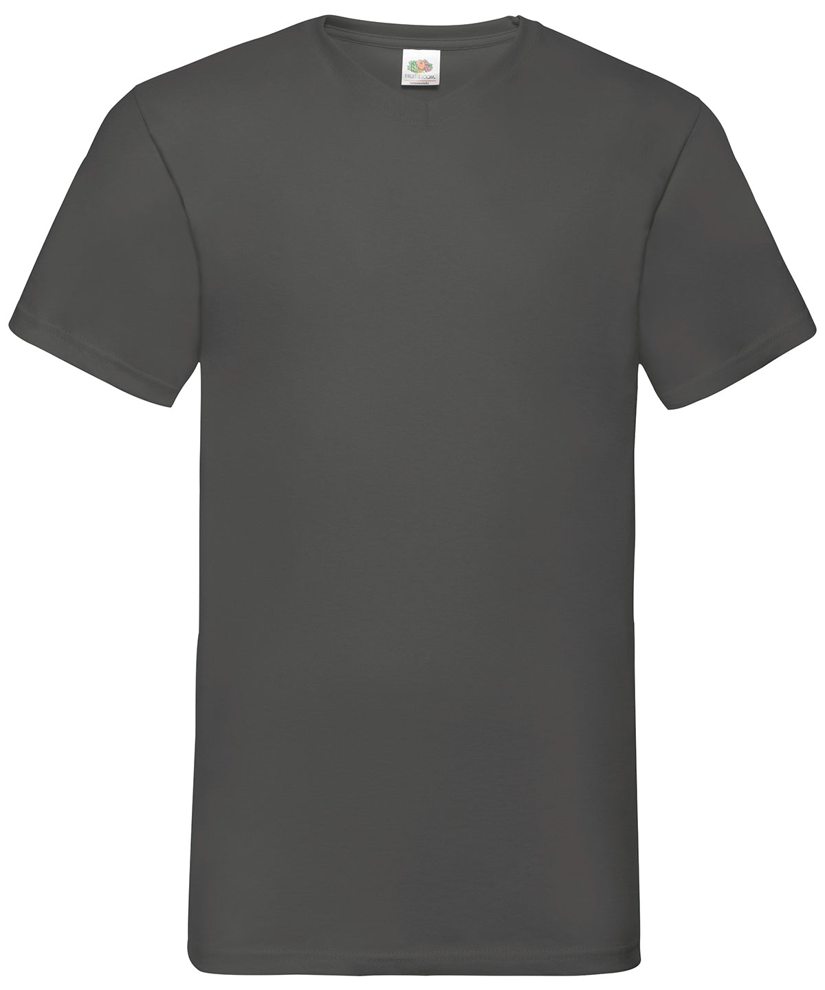 Fruit of the Loom Valueweight V-Neck T-Shirt in Light Graphite
