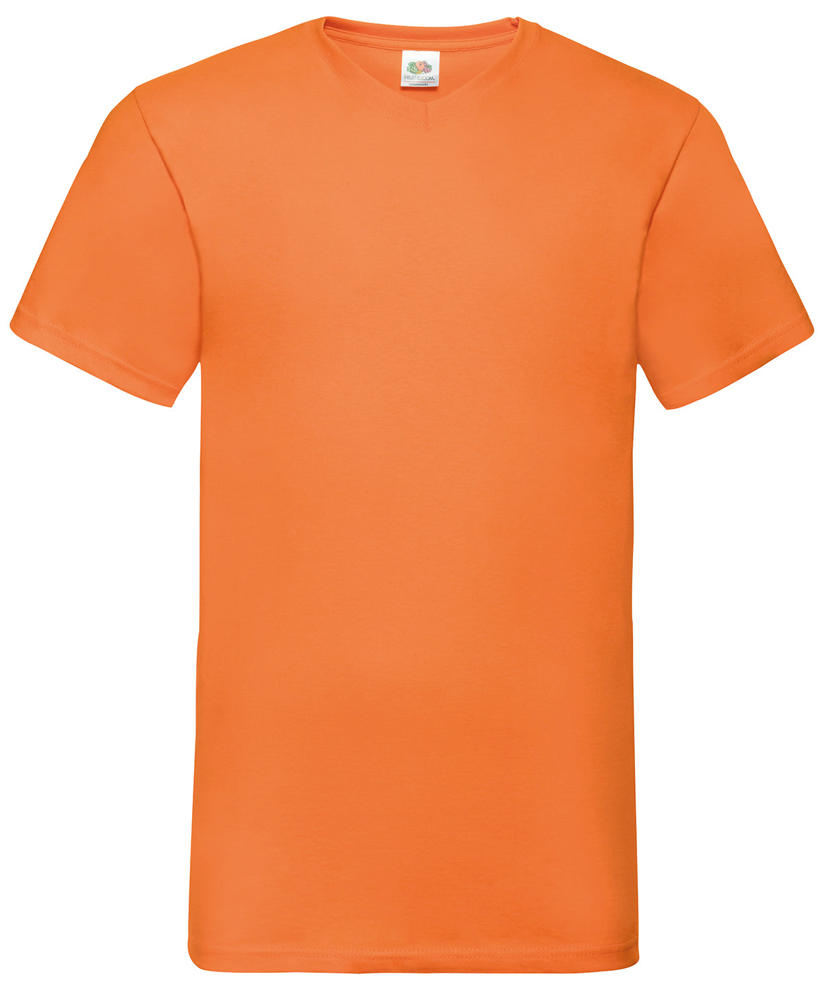 Fruit of the Loom Valueweight V-Neck T-Shirt in Orange