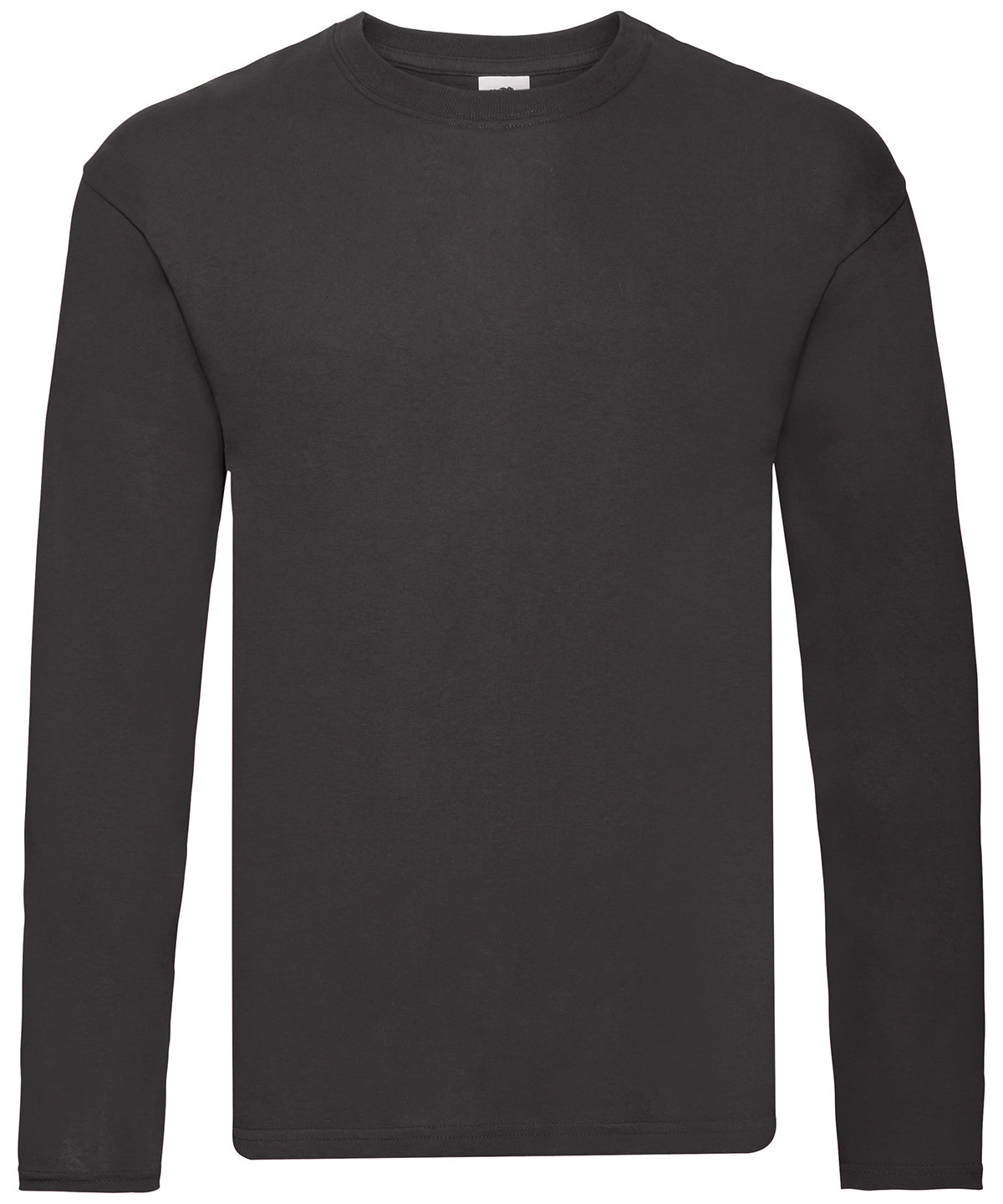 Fruit of the Loom Original Long Sleeve T-Shirt in Black