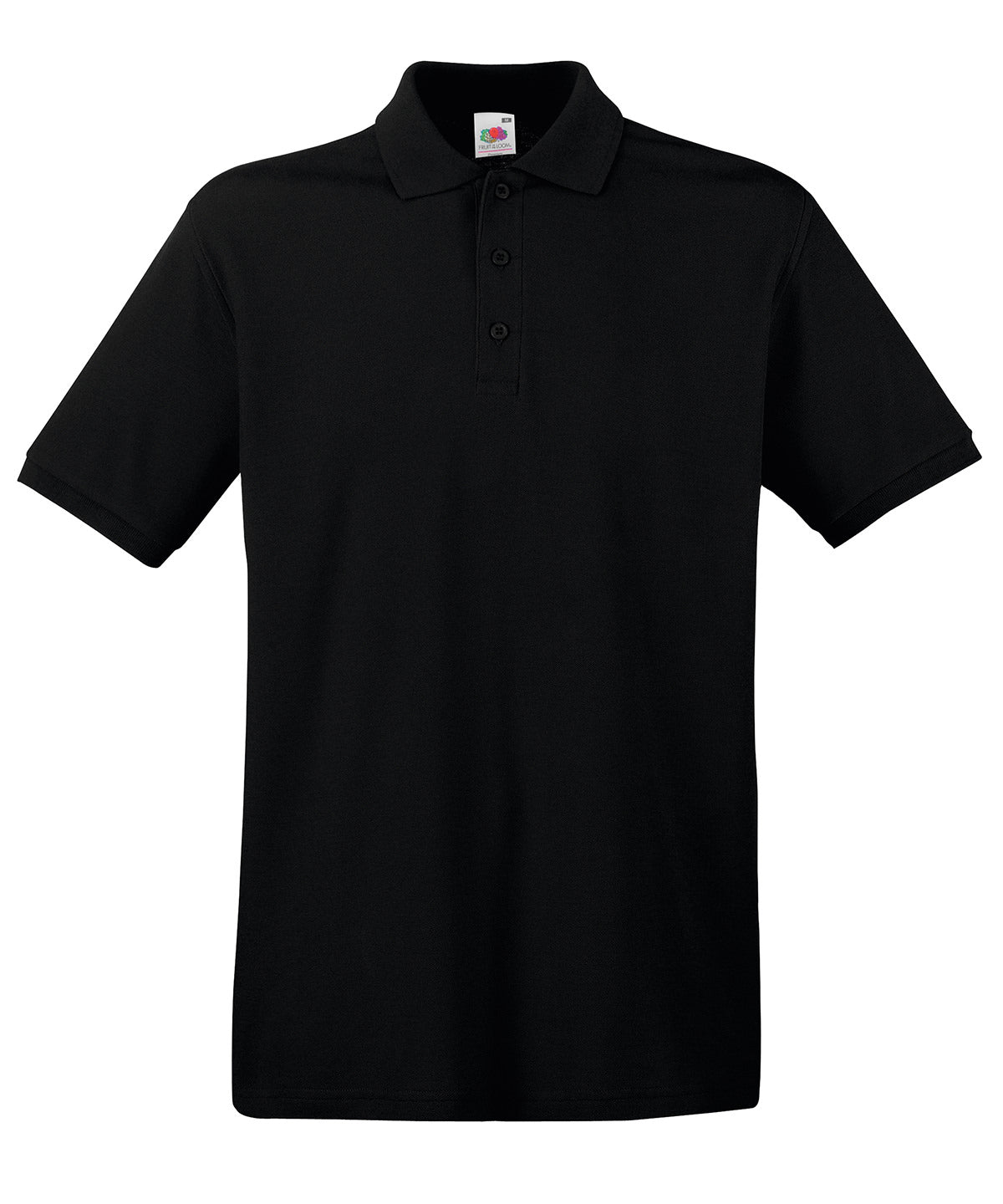 Fruit of the Loom Premium Polo in Black
