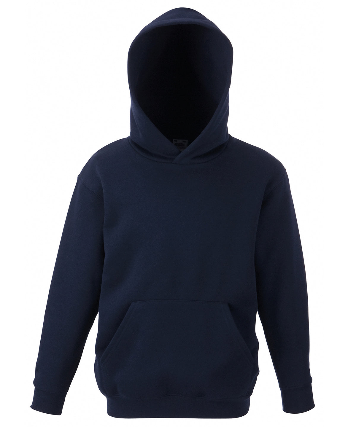 Fruit of the Loom Kids Classic Hooded Sweatshirt in Deep Navy