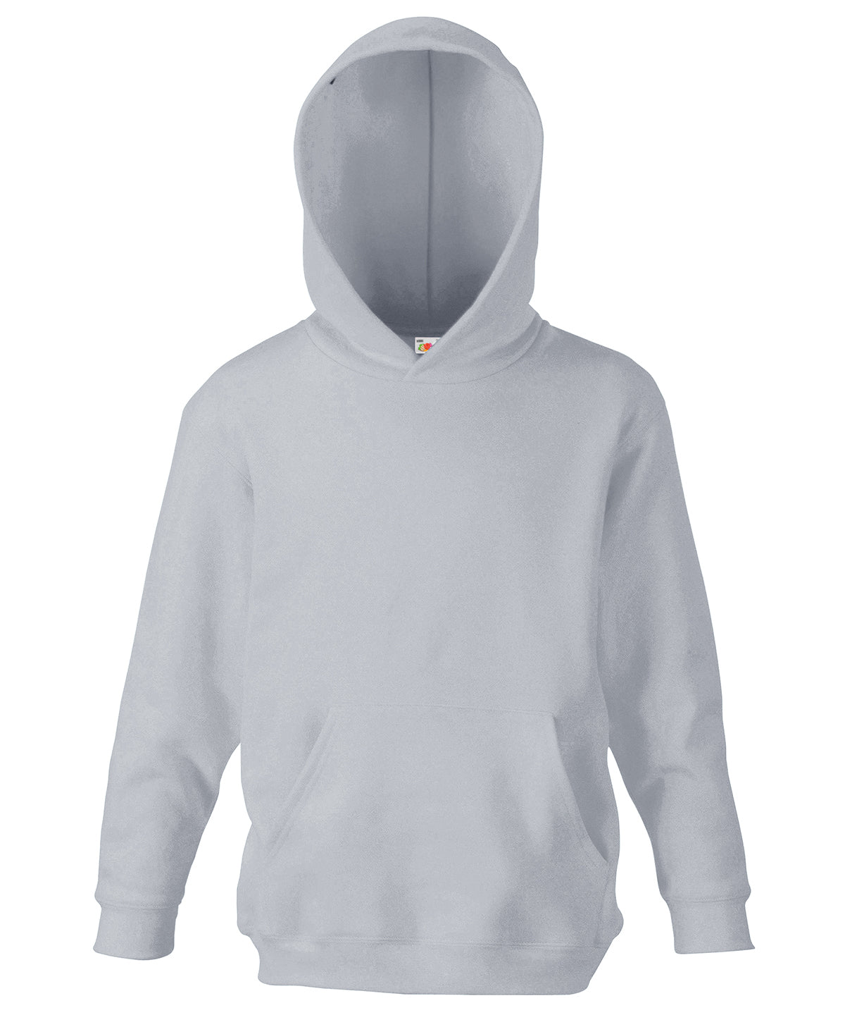 Fruit of the Loom Kids Classic Hooded Sweatshirt in Heather Grey