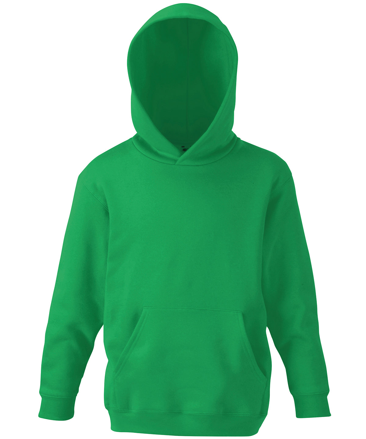 Fruit of the Loom Kids Classic Hooded Sweatshirt in Kelly Green