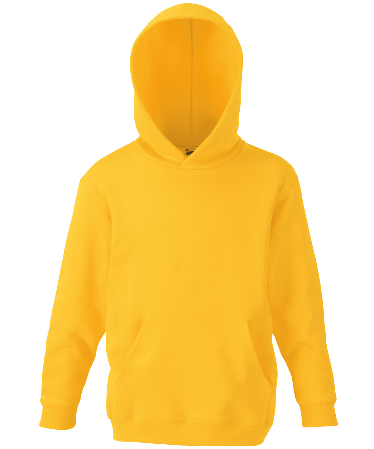 Fruit of the Loom Kids Classic Hooded Sweatshirt in Sunflower