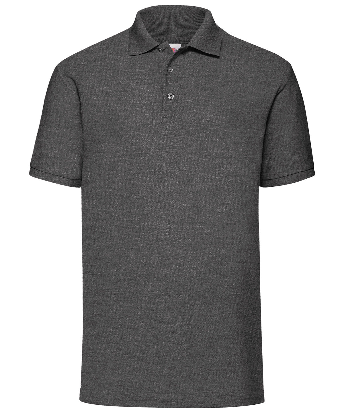 Fruit of the Loom 65/35 Polo in Dark Heather Grey