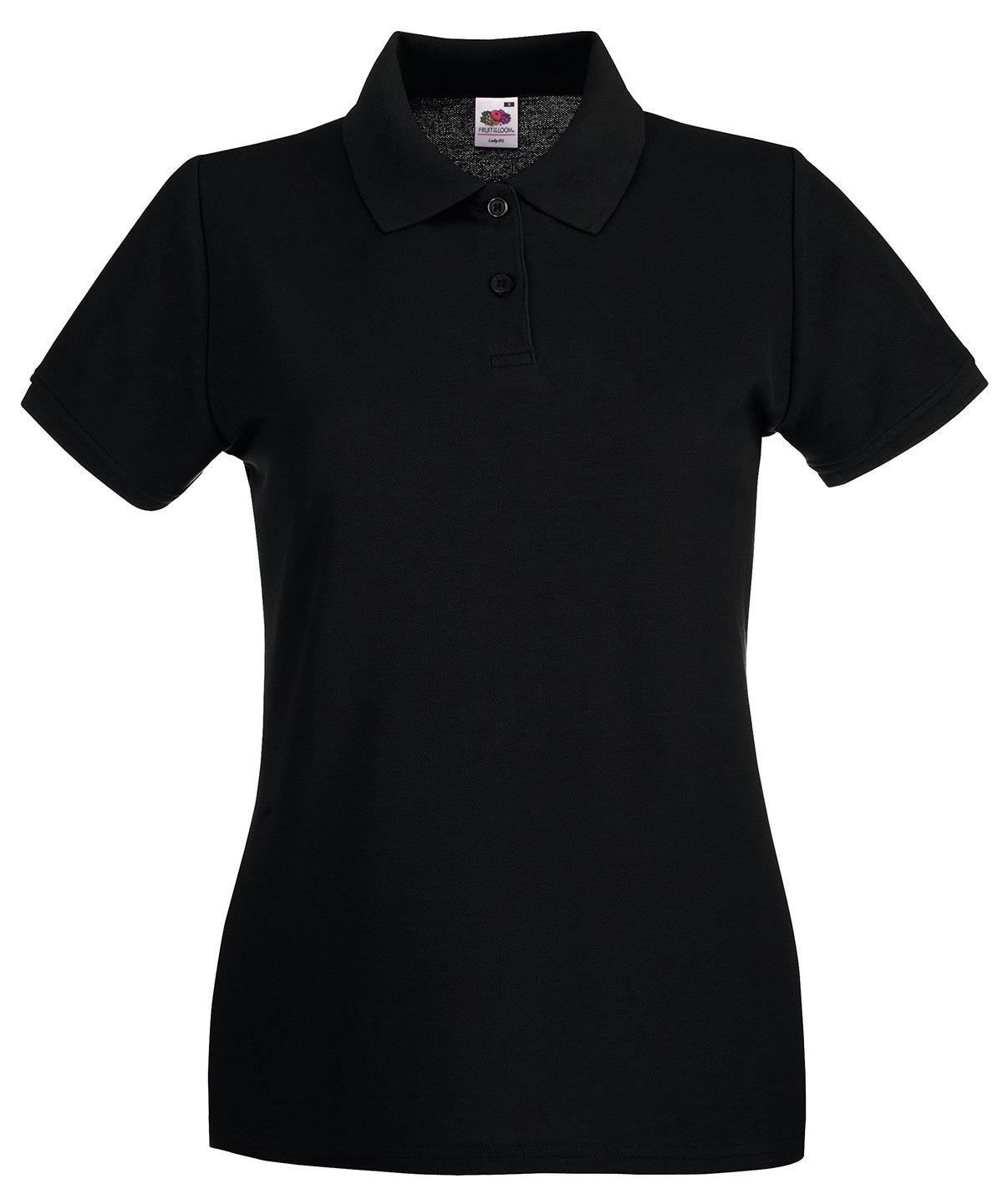 Fruit of the Loom Women's Premium Polo in Black