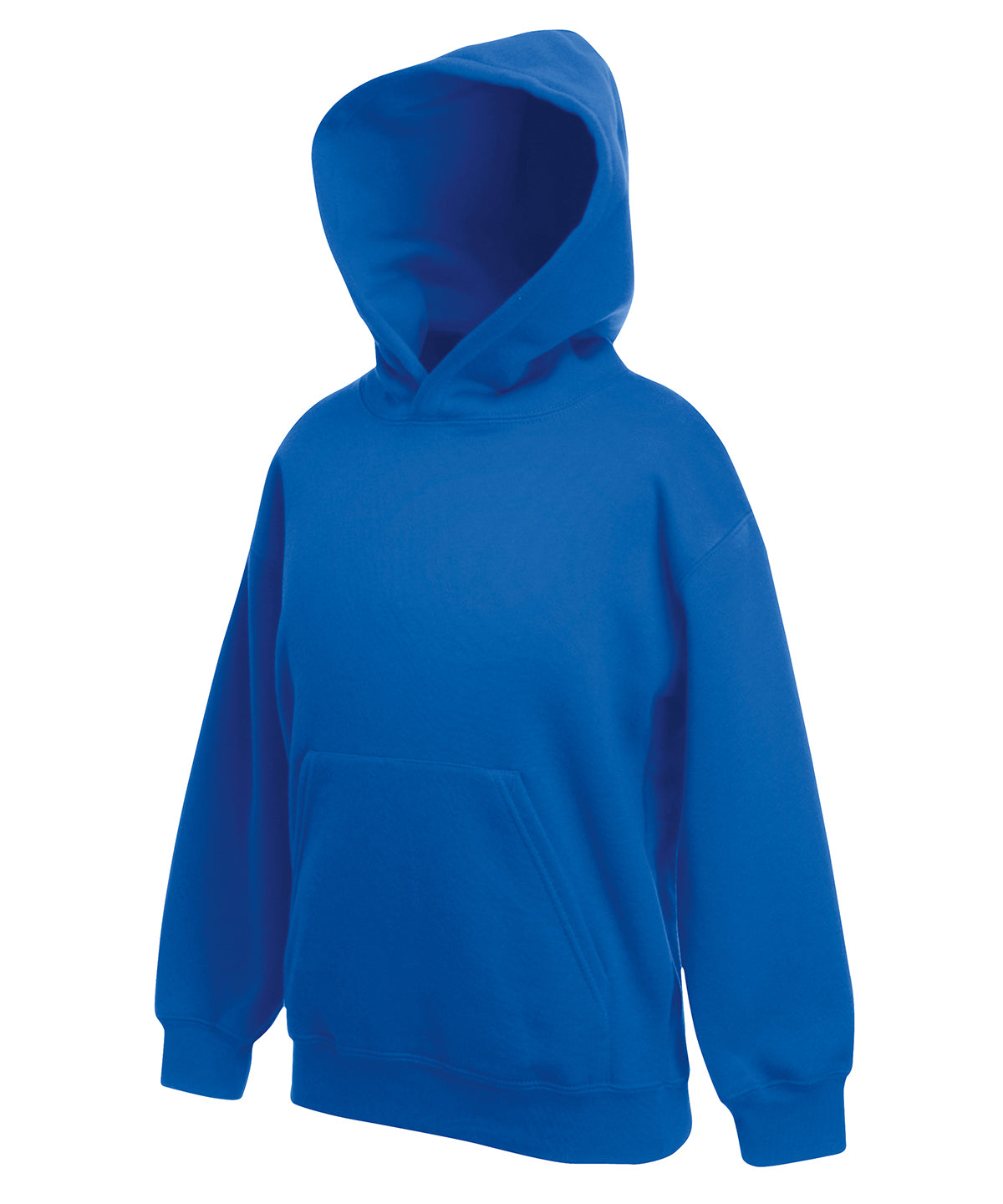 Fruit of the Loom Kids Premium Hooded Sweatshirt in Royal Blue