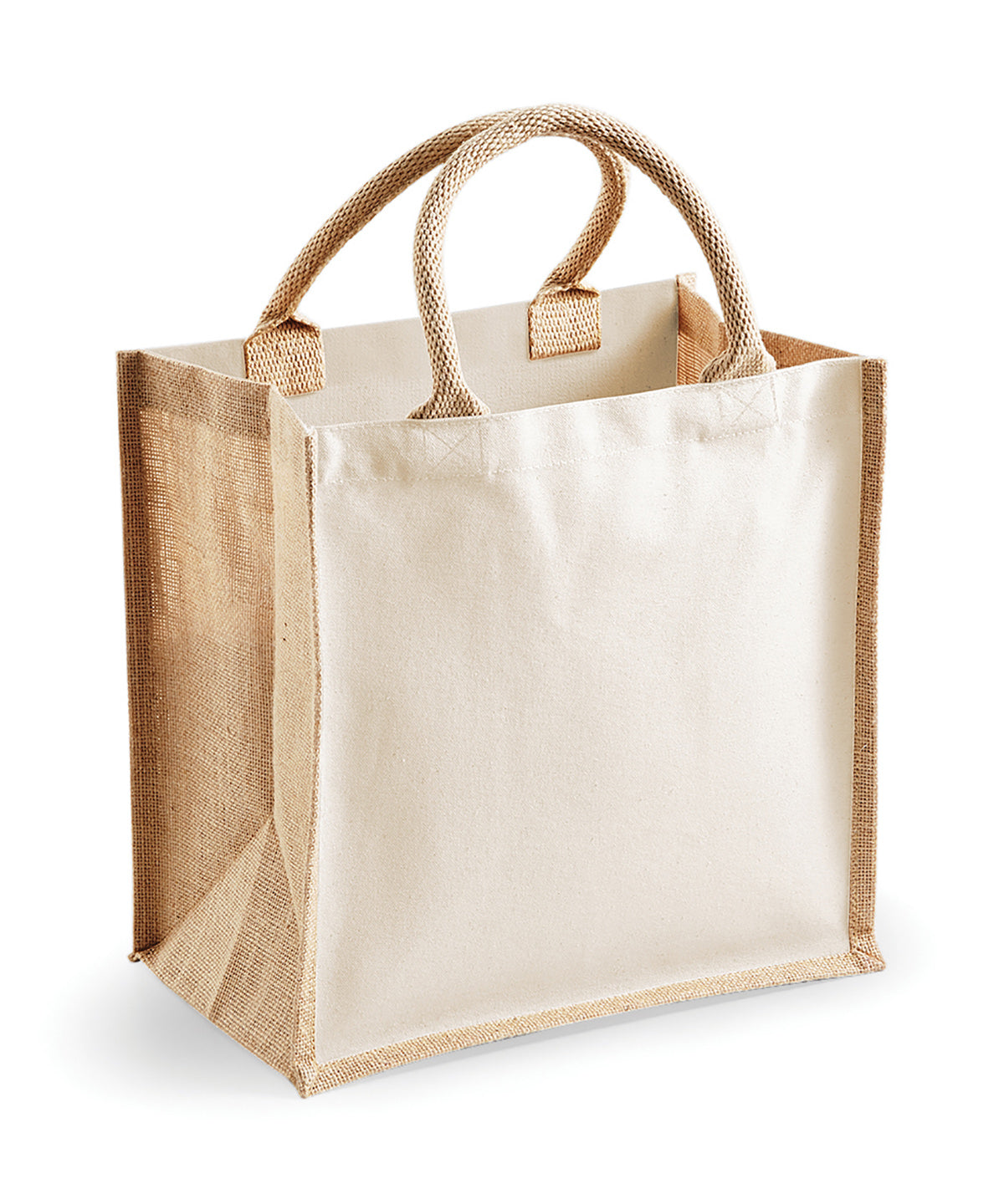 Westford Mill Printers midi jute tote
